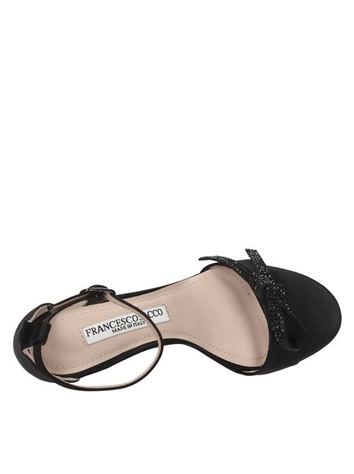 Sandali in raso e strass FRANCESCO SACCO | 6991-2 RASONERO